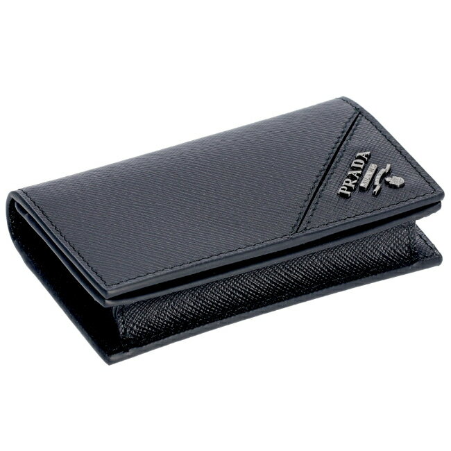 正規品 プラダ Prada 名刺入れ メンズ 型押しカーフスキン カードケース Nero 2mc122 Qme 002 信頼 Tecnicoindustrialpasto Edu Co