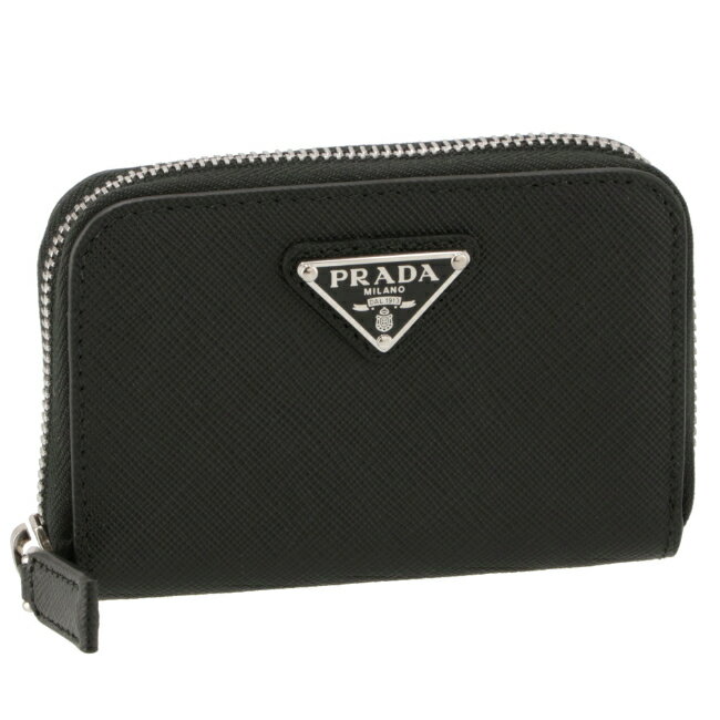 プラダ/PRADA 小銭入れ メンズ 型押しカーフスキン コインケース NERO 2MM003-QHH-002