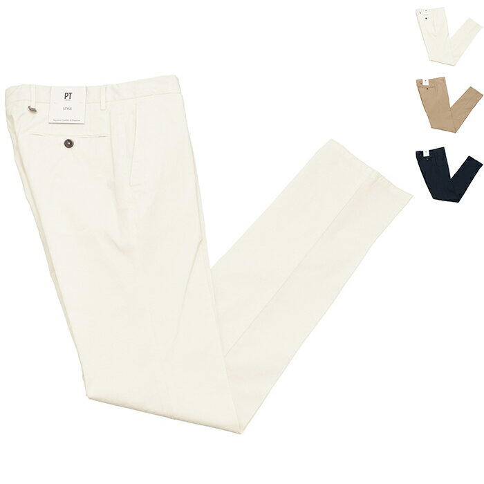 Rakuten - ピーティートリノ/PT TORINO メンズ コットンパンツ スーパースリム チノパンツ ストレッチ 通年 2026年春夏新作 CODT01-PU42