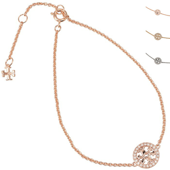 Rakuten - トリー バーチ/TORY BURCH レディース ブレスレット MILLER PAVE ミラー パヴェ ロゴ クリスタル ニッケルフリー 80997-0098