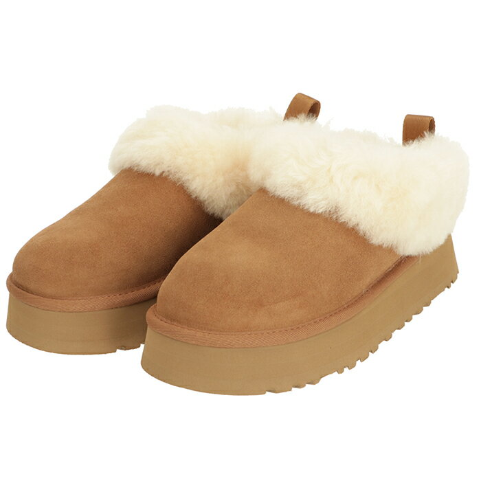 Rakuten - アグ/UGG レディース スリッポン TAZZELLE ショートブーツ 厚底 4.0cmヒール スリッパ シープファー シューズ 屋内外兼用 プラットフォーム 1171393