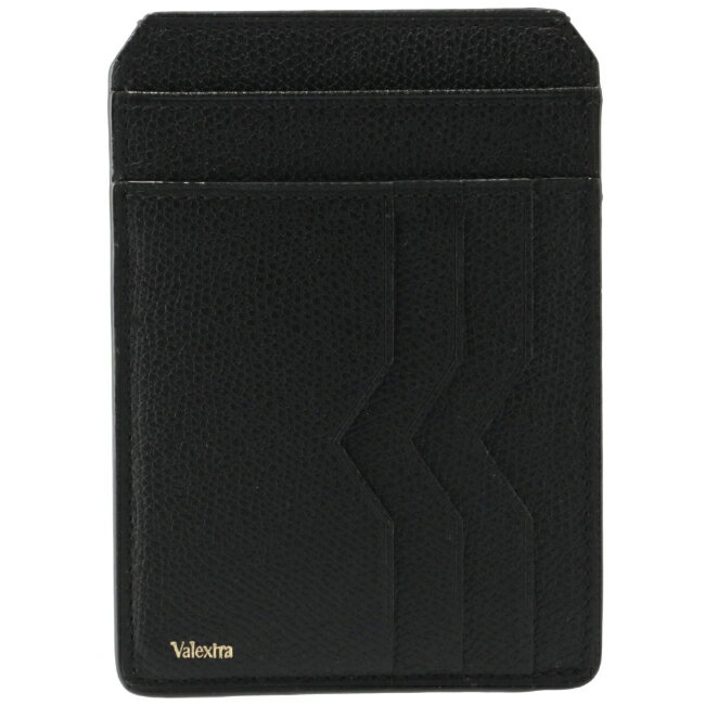 【SUMMER SALE】ヴァレクストラ/VALEXTRA 名刺入れ メンズ 6CC CARD HOLDER カードケース NERO V8L75-028-000N