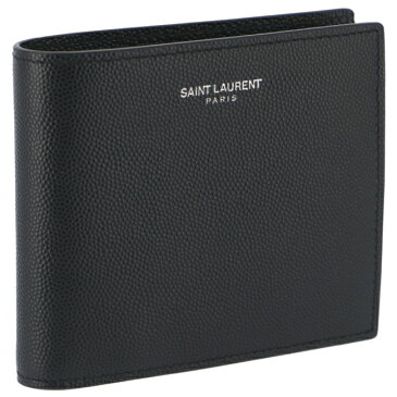 サンローランパリ/SAINT LAURENT PARIS 財布 メンズ TOILE MONOGRAMME SAINT LAURENT 2つ折り財布 NERO 2020年春夏 396303-BTY0N-1000