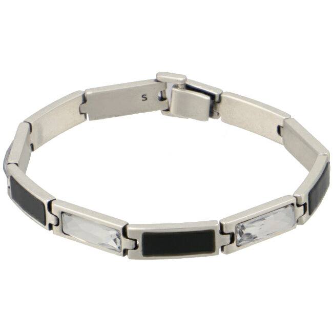 SALEۥ/SAINT LAURENT   YSL BRACELET ֥쥹å NERO/CRYSTAL 757456-AACL3-1067