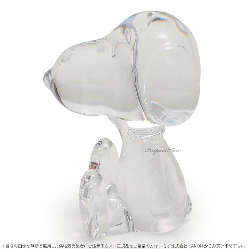 バカラ ウェルカム スヌーピー クリア クリスタル 2104027 Baccarat Welcome Snoopy Clear ギフト プレゼント □ [3]