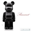 バカラ ベアブリック クリスタル くま 熊 BE@RBRICK ブラック Baccarat Crys ...