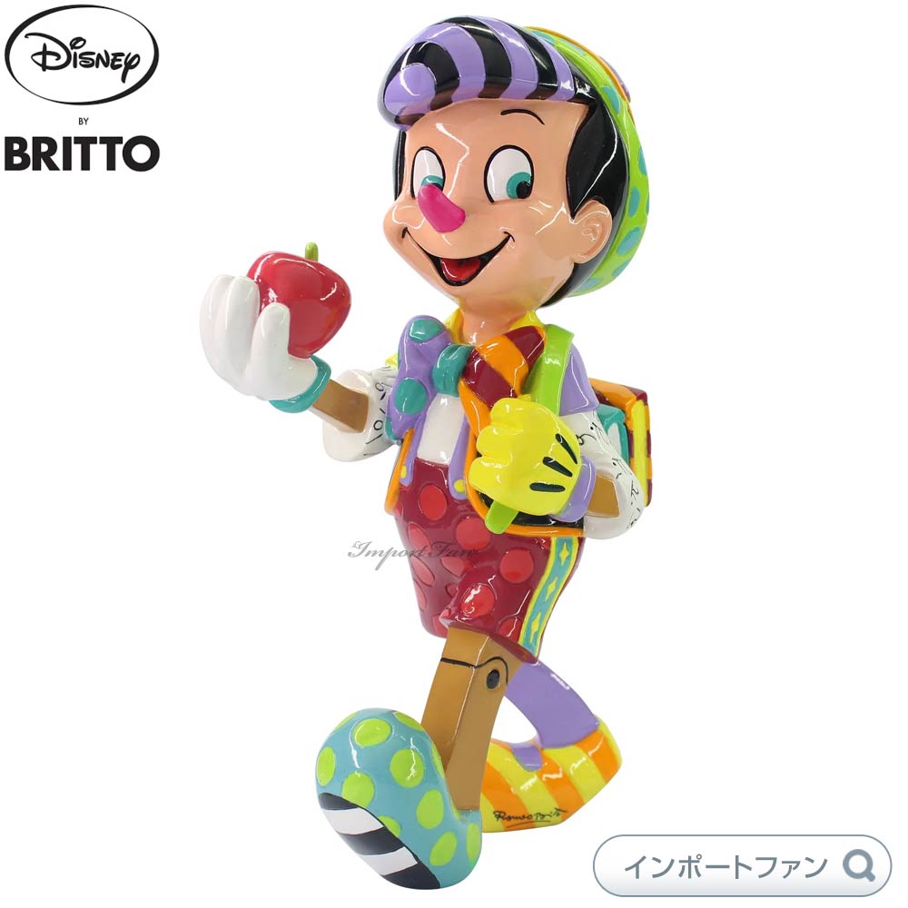 乐天商城 - ブリット ピノキオ 生誕80 周年記念 6006081 Disney by Romero Britto ギフト プレゼント □