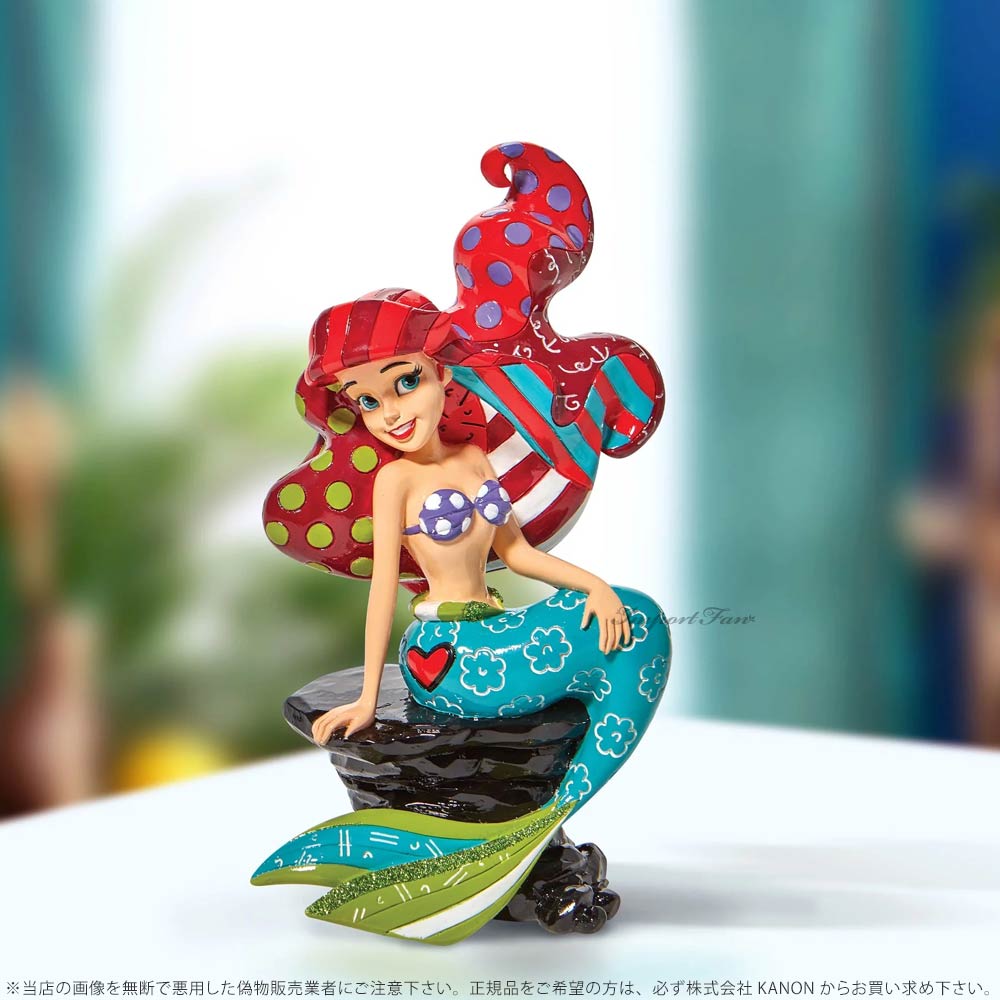 ブリット アリエル オン ロック リトル・マーメイド 6009052 Disney by Romero Britto ギフト プレゼント □