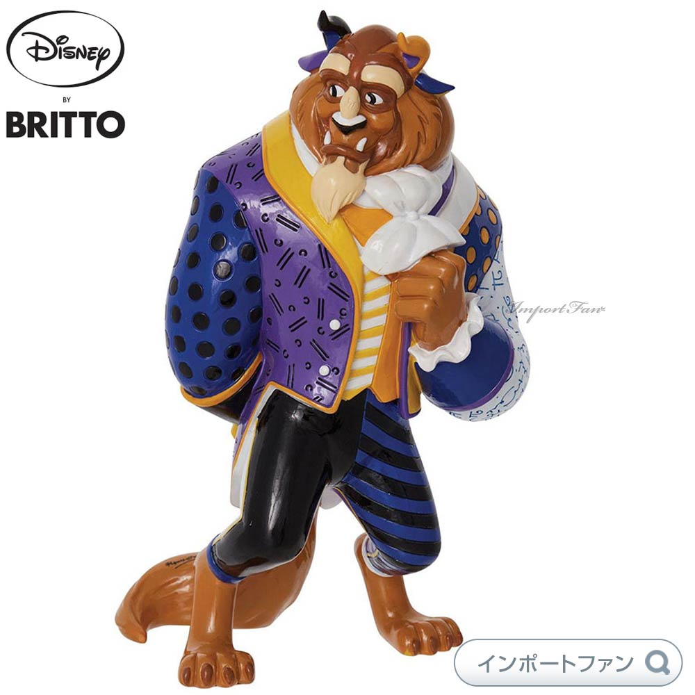 ブリット 美女と野獣 野獣 6010313 Disney by Romero Britto ギフト プレゼント □