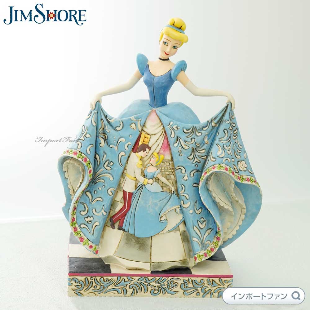 直営店限定 ジムショア シンデレラと王子様 ロマンチックなワルツ ディズニー Romantic Waltz Cinderella Figurine Jim Shore 見つけた人ラッキー Gardendesignandlandscapes Com