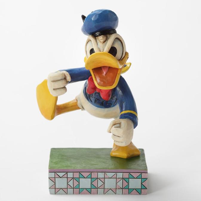 ジムショア ドナルドダック 怒りっぽい鳥 ミッキーの仲間たち ディズニー 4032856 Fowl Temper Donald Duck Personality Pose Figurine jim shore ギフト プレゼント □