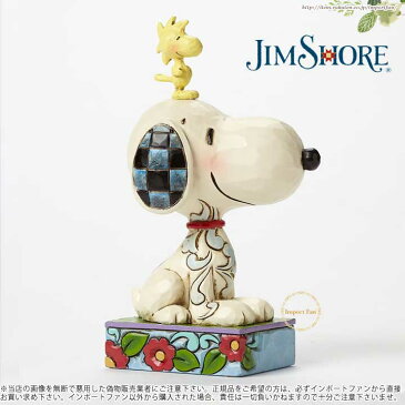 ジムショア 私のベストフレンド 親友 スヌーピー ウッドストック フィギュア ピーナッツ 4044677 My Best Friend Snoopy And Woodstock Personality Pose Figurine jim shore ギフト プレゼント □