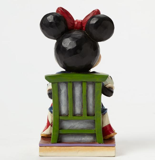 Import Fanのジムショア ミニーマウス 裁縫 年をかさねた栄光 ディズニー 4045237 Old Glory Americana Minnie Mouse Figurine jim shore ギフト プレゼント 【ポイント最大49.5倍！お買い物マラソン セール】｜アングル2