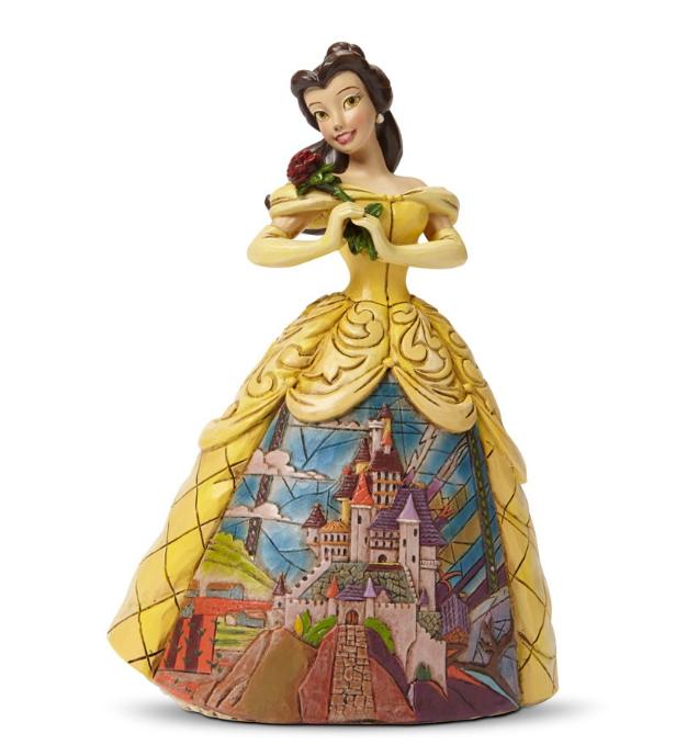 Rakuten - ジムショア お城のドレスと神秘的なベル 美女と野獣 ディズニー 4045238 Enchanted Belle With Castle Dress Figurine jim shore ギフト プレゼント □