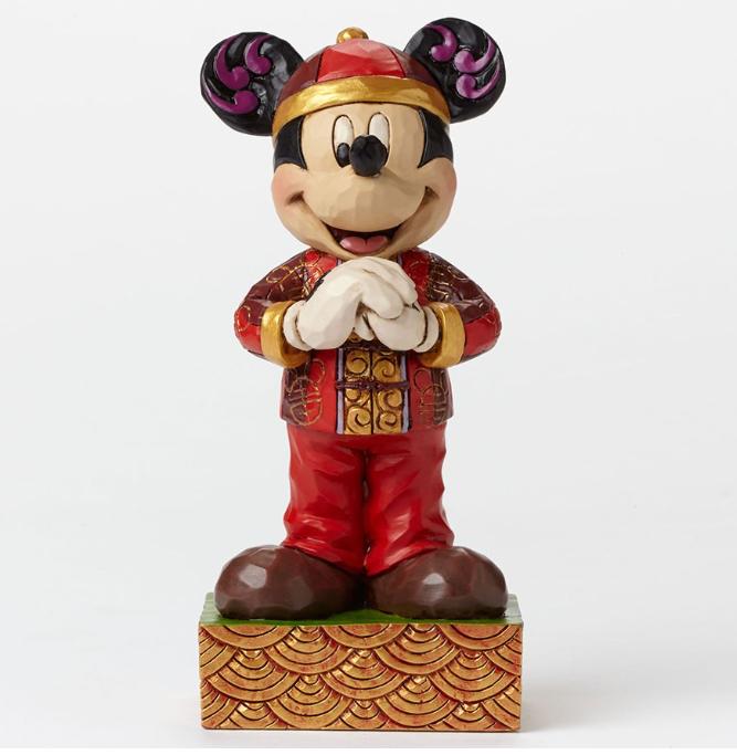 ジムショア ミッキーマウス 中国からの挨拶 ディズニー 4046050 Greetings From China Mickey Mouse In China Figurine jim shore ギフト プレゼント □
