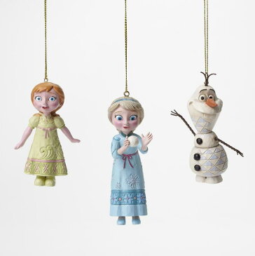 ジムショア アナとエルサとオラフ オーナメント 3点セット クリスマス アナと雪の女王 ディズニー 4046062 Frozen Ornament Set JimShore【ポイント最大44倍！楽天スーパー セール】