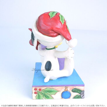 ジムショア スヌーピーとウッドストックのクリスマスサプライズ 4053696 Snoopy and Woodstock Christmas Surprise Figurine JimShore □