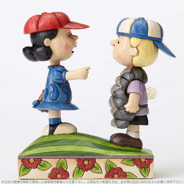ジムショア シュローダーとルーシー 野球のマウンドでトラブル発生 スヌーピー 4054082 Mound of Trouble Baseball Schroeder and Lucy jim shore □