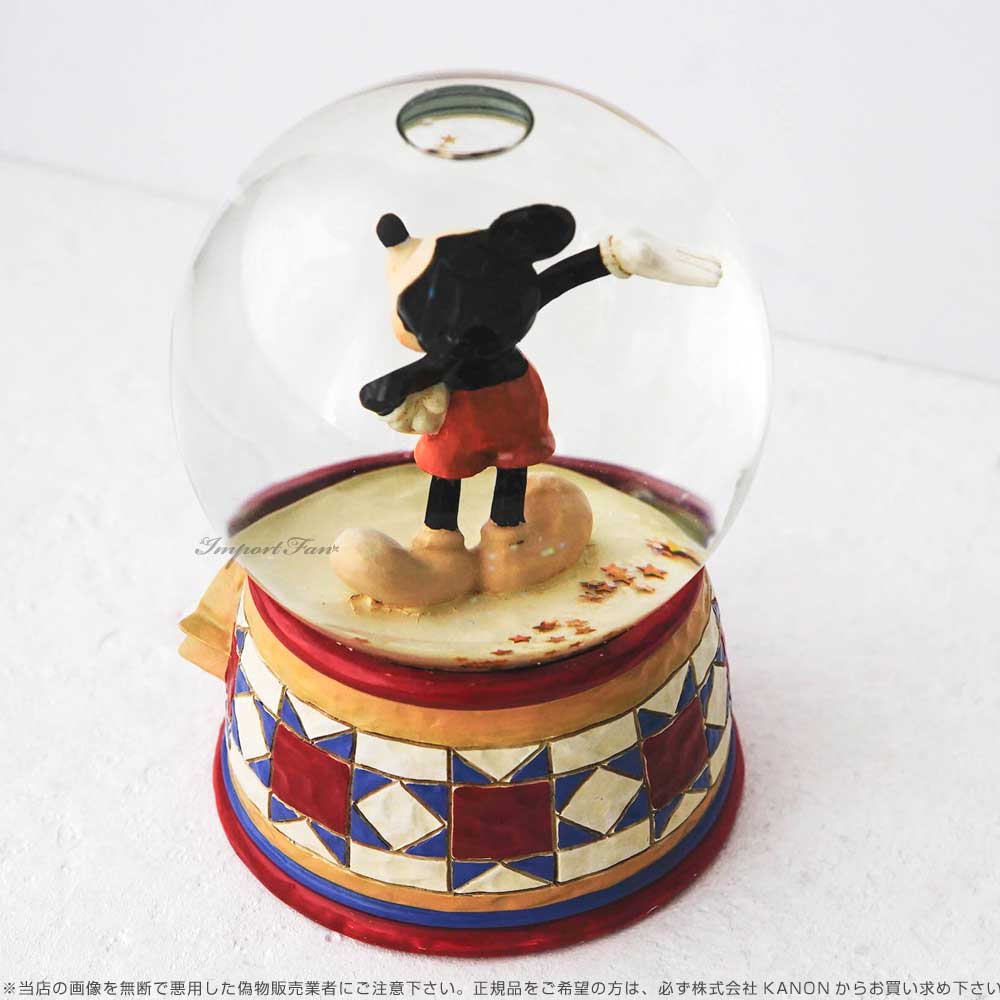 ジムショア ミッキーマウス スノードーム ディズニー 4059188 Mickey Mouse 100 MM jim shore ギフト プレゼント □即納