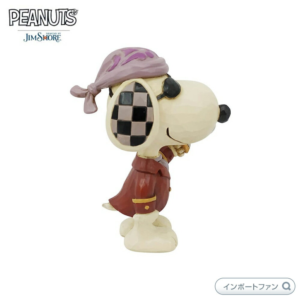 ॷ祢 ̡ԡ ѥ졼 ߥ ± եå ԡʥå 6006945 Mini Snoopy Pirate JimShore ...