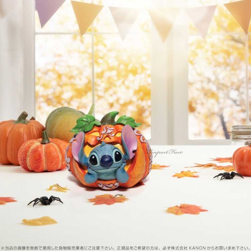 かわいい新作 ディズニー ハロウィン ジャック オ ランタン スティッチ ジムショア Stitch Jimshore Traditions Disney Halloween Lantern O 置物