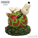 WVA Xk[s[ I I[ig NX}X s[ibc 6008959 Snoopy Snoopy Laying on a Ornament JimShore Mtg v[g 