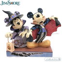ジムショア ウィッチミニー & ヴァンパイアミッキー ハロウィン 魔女 吸血鬼 ディズニートラディション 6008989 JIM SHORE Disney Tr...