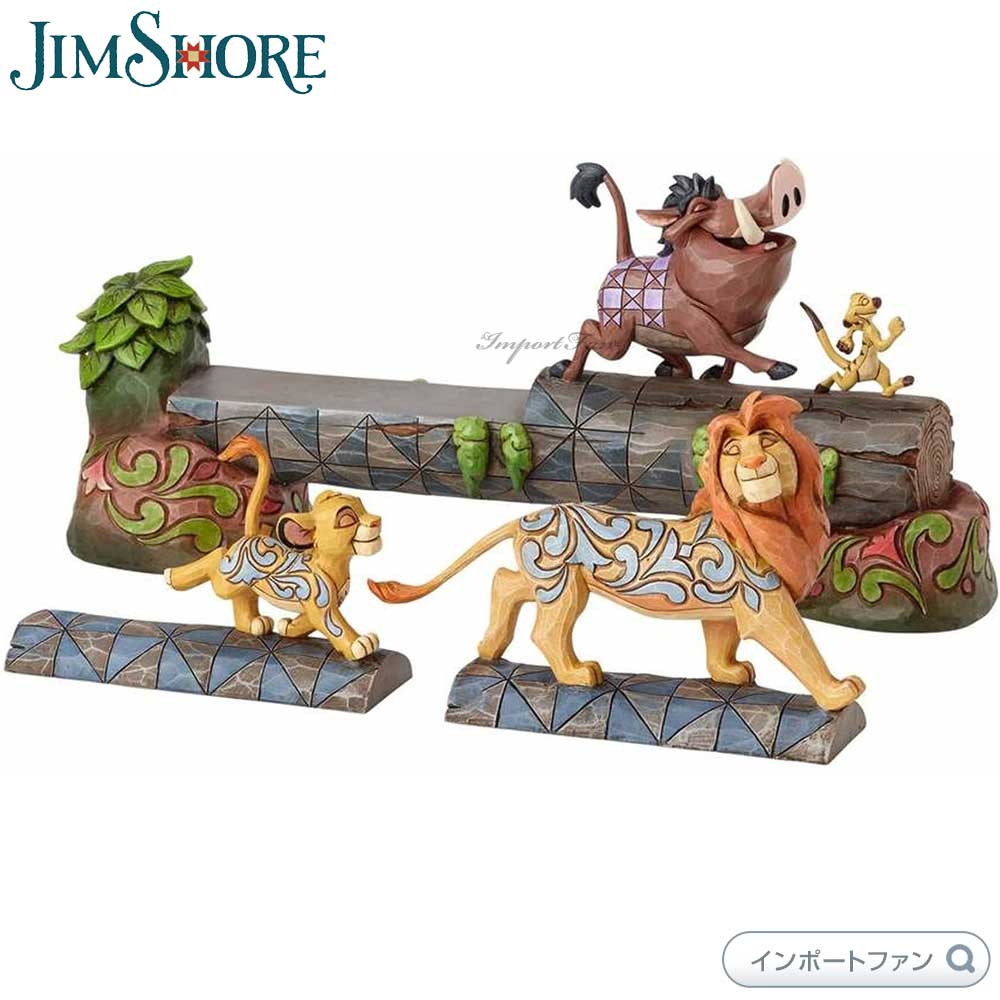 ジムショア シンバ ＆ ティモン ＆ プンバァ ライオンキング ディズニートラディション 置物 4057955 Jim Shore Disney Tradition 猪 亥 ギフト プレゼント 【ポイント最大46倍！お買い物マラソン セール】