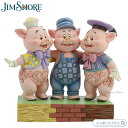 ジムショア 三匹の子ぶた ディズニートラディション 置物 6005974 Jim Shore Disney Traditions ギフト プレゼント 