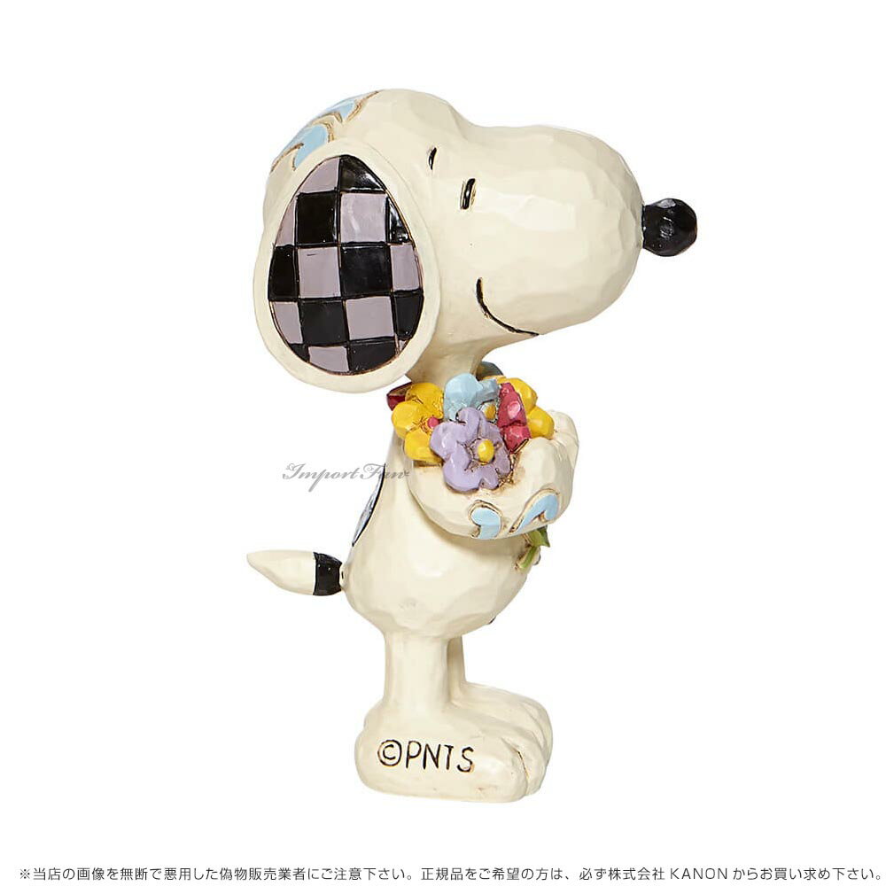 ジムショア スヌーピー フラワー ミニ ピーナッツ 6007962 Mini Snoopy with Flowers JimShore□ [2]
