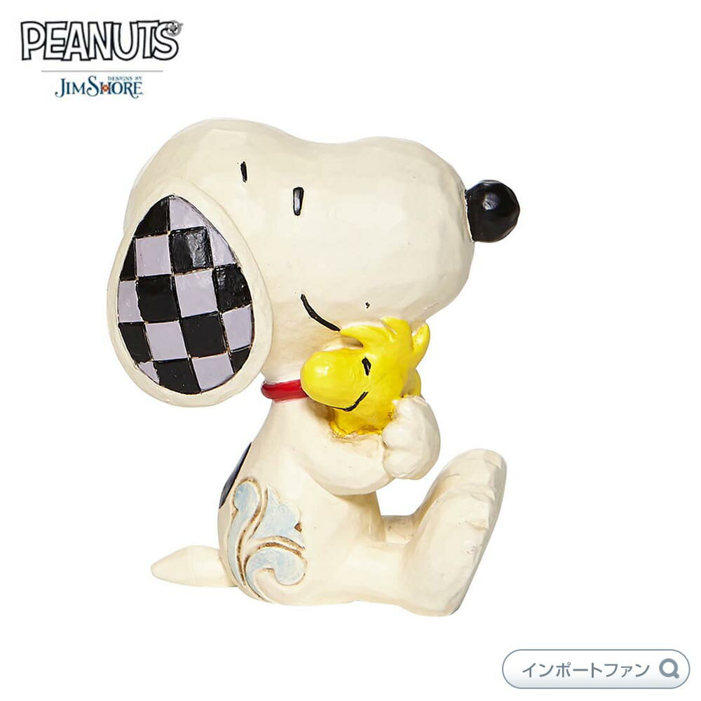 ジムショア スヌーピー＆ウッドストック ハグ ミニ ピーナッツ 6007963 Mini Snoopy and Woodstock JimShore □