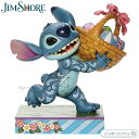 ジムショア スティッチ イースター バスケット リロアンドスティッチ ディズニートラディション 置物 6008075 Jim Shore Disney Traditions ギフト プレゼント □