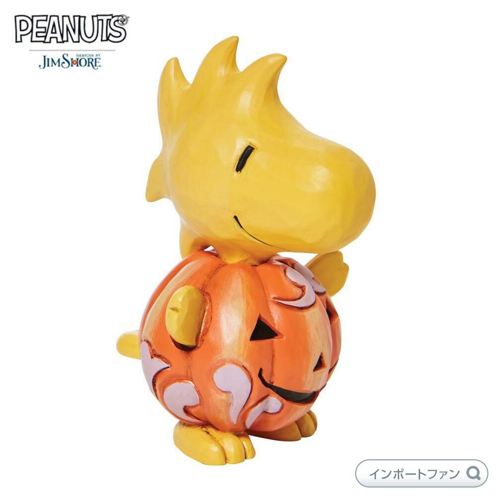 ジムショア ウッドストック パンプキン ミニ ハロウィン ピーナッツ 6010319 Woodstock Pumpkin Mini JimShore □