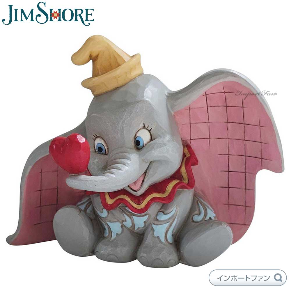 ジムショア ダンボ ウィズ ハート 象 ゾウ ディズニートラディション 置物 6011915 JIM SHORE Disney Traditions ギフト プレゼント □のサムネイル