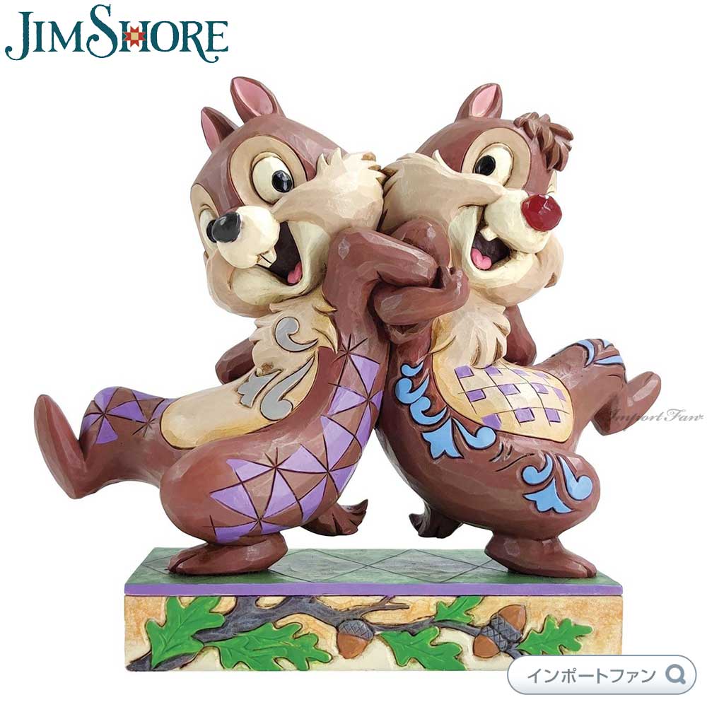 ジムショア チップとデール バックトゥバック ディズニー 6011932 Chip & Dale JimShore 