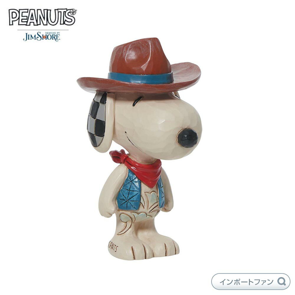 ॷ祢 ̡ԡ ܡ ߥ ԡʥå 6013038 Snoopy Cowboy Mini JimShoreڥݥȺ4...