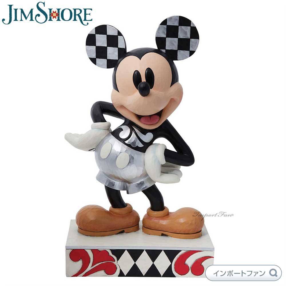 ジムショア ディズニー100周年記念 アニバーサリー 限定品 ミッキー 高さ45cm ディズニートラディション 置物 6013199 JIM SHORE Dis...
