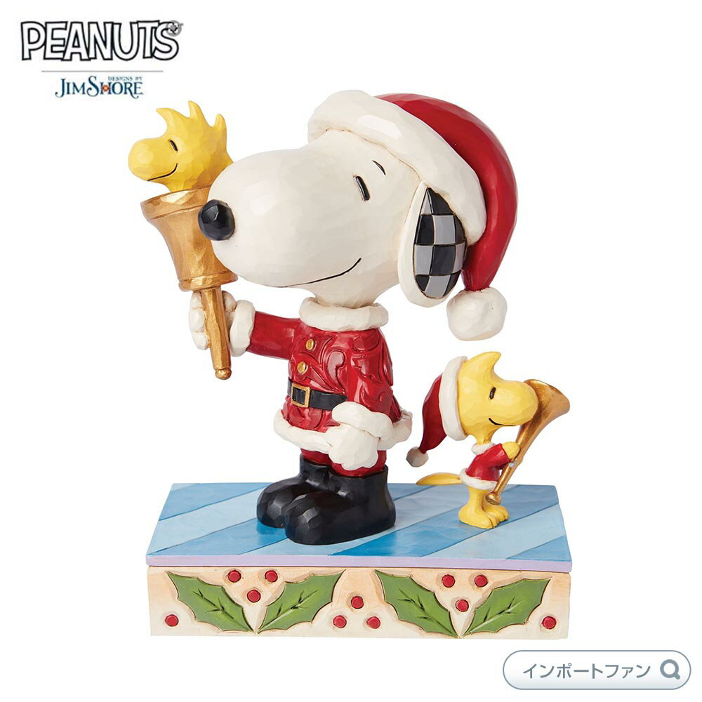 ジムショア スヌーピー ウッドストック スヌーピーとウッドストックのサンタさん クリスマス ピーナッツ 6015039 Snoopy and Woodstock Santas JimShore □