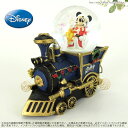 ディズニー ミッキーマウス ミュージカルスノーグローブ Disney Mickey Mouse Christmas Musical Locomotive Snowglobe スノードーム ギフト プレゼント 【ポイント最大47倍！お買い物マラソン セール】