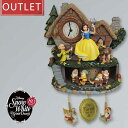 白雪姫と7人の小人 壁時計 鳩時計 ディズニー Disney Snow White Illuminated Musical Wall Clock With Motionは、80周年を記念し白雪姫と7人の小人の世界観をふんだんに楽しめる、美しい壁時計です。 彫刻とハンドペインティングして手作りで作り上げられました。 ドッグとグランピーが乗っている振り子が動く姿がキュートです。 ＊振り子はフックにかける仕様で、揺れますが自動でカチコチと揺れませんこと予めご了承くださいませ。 時計は正常に動きますが、それ以外の機能（動きや音や光など）は作動しませんので、 壁時計として観賞用としてお楽しみください。 使用電池：単3形×1（時計）、単4形×3※音や動きや光用のためこちらは使用しません）（付属無し） ※こちらの時計には乾電池を使用し、充電池での使用はお避けください。 ■サイズ：縦約30.5 cm、振り子込み縦約44.5 cm ■重量：約3.8キロ（電池含む） 接触不良のため光、動き、音が作動せず、時計機能のみ正常のためアウトレット価格にてご提供しております。 光、動き、音が作動しませんが、時計機能は正常のため時計としてご使用いただきます。 上記あらかじめご了承下さいませ。 ■アウトレット1点のみ即納にてご提供可能でございます。 ※アウトレット理由当店からの受注確認メール送信後は注文内容の変更やキャンセルはできませんので、よくご確認の上、ご注文ください。 ※商品の仕様上、裏側の一部にクラックがでる場合がございますが不良品ではございません。 ご使用には問題ございませんのでご了承の上ご購入ください。 ※こちらは特大サイズのためラッピング不可商品です。ギフトカードのみ対応しております。