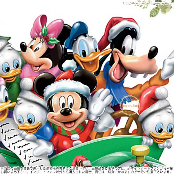 楽天市場 ディズニー ミッキーマウスと仲間たち いつかのクリスマス イルミネーションミュージカル Disney Once Upon A Holiday Illuminated Musical Sculpture ポイント最大44倍 お買い物マラソン セール Import Fan