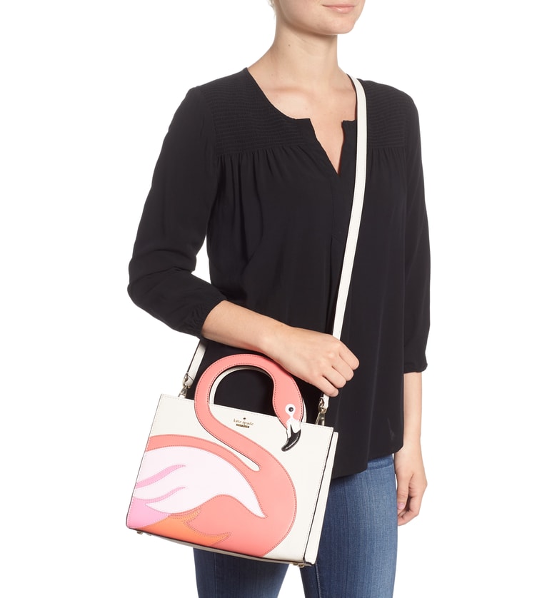 Kate Spade ケイトスペード バイ ザ プール フラミンゴ サム ハンドバッグ By The Pool Flamingo Sam ギフト プレゼント □