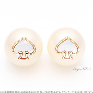 ケイトスペードシグネチャースペードリバーシブルパールピアスSIGNATURESPADESPADEREVERSIBLEEARRINGS正規品□