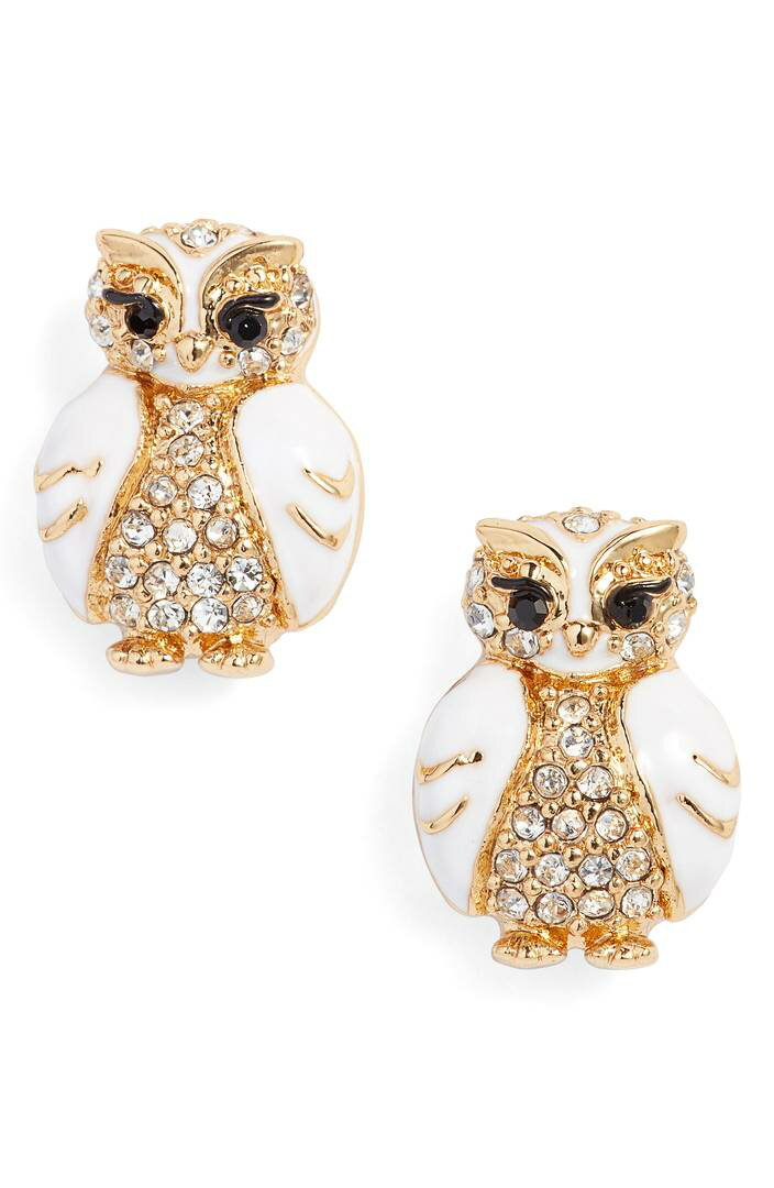 ケイトスペード イヤリング（レディース） Kate Spade ケイトスペード スター ブライト オウル スタッズ ピアス Star Bright Owl Studs 正規品 ギフト プレゼント 【ポイント最大46倍！お買い物マラソン セール】