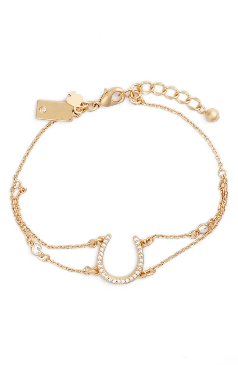 ケイトスペード ブレスレット Kate Spade ケイトスペード ワイルド ワン パヴェ ホースシュー ブレスレット Wild Ones Pave Horseshoe Bracelet ギフト プレゼント □