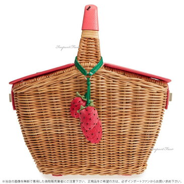 Kate Spade ケイトスペード ピクニック パーフェクト 3D ウィッカー ピクニック バスケット Picnic Perfect 3D Wicker Picnic Basket イチゴ □