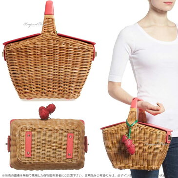 Kate Spade ケイトスペード ピクニック パーフェクト 3D ウィッカー ピクニック バスケット Picnic Perfect 3D Wicker Picnic Basket イチゴ □