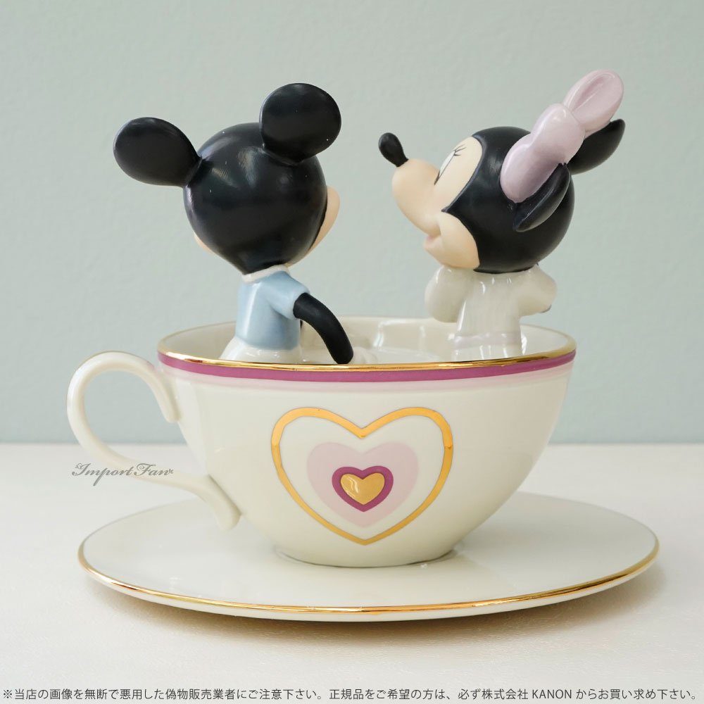 レノックス LENOX ミッキー＆フレンズ Mickey's Teacup Twirl Sculpture ミッキー...