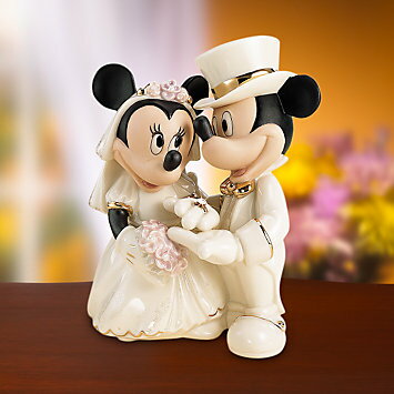 Disney's Mickey's Dream Wedding by Lenoxレノックス　LENOX　ミニーのドリームウェディング ◆ディズニー　ミッキーマウスは、ドリームウェディングのミニーの様子がかわいいレノックス（LENOX）作品です。 24金ゴールドをところどころにちりばめたとても魅力的な作品です。サイズ：高さ約15cm　幅13cm■材質：陶器コレクションはもちろん、誕生日のお祝い、お友達や大切な方へののプレゼントギフトとしてもオススメのレノックス（LENOX）作品です。■お届けについて こちらはお客さまごとのオーダー商品のため、お届けまでに3週間前後かかります。入荷次第、順次発送となりますので、ご注文からお届けまでに少々お時間が掛かります。※LENOXは絶版作品なども多く取り扱っております。製造が中止されてから年数の経っている作品も多いため、中は新品でも箱等はダメージがある場合もございます。あらかじめご了承下さいませ。※当店からの受注確認メール送信後はサイズ変更、キャンセルはできませんので、よくご確認の上ご注文ください。about LENOX レノックス　LENOXとは、陶工ウォルター・スコット・レノックスによって1889年に設立され、ホワイトハウスや数々の政府機関、各国のアメリカ大使館などで愛用されている、名高いテーブルウエアブランドです。レノックスはヨーロッパに対抗できるアメリカの焼き物をつくることを目標に掲げ、遮光性のある象牙色のファインチャイナ（磁器）を開発しました。 1916年にはニューヨーク5番街のティファニーの店頭にレノックスの作品が飾られたことをきっかけに注目を集め、その評判を耳にしたウィルソン大統領が正晩餐用食器としてレノックスチャイナをホワイトハウスで使ったことも有名です。アメリカのホワイトハウス御用達の品質と人気は衰えることがなく現在に至ります。 美女と野獣 くまのプーさん ミッキー＆フレンズ リトルマーメイド スヌーピー