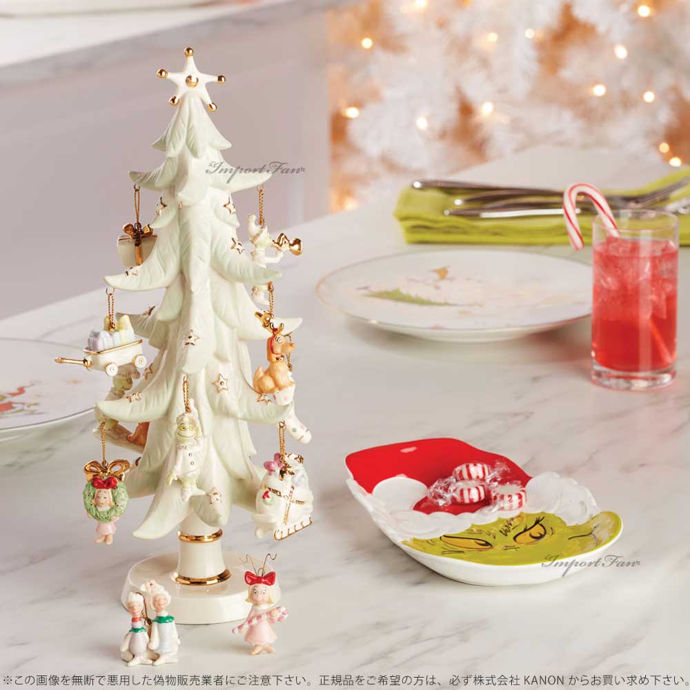 ��Υå��� �����������ꥹ�ޥ���������ˡ �ߥ� �����ʥ��� 10�ĥ��å� Lenox Ornament Trees How The Grinch Stole Christmas 12 Piece Ornament Set 895921 ��